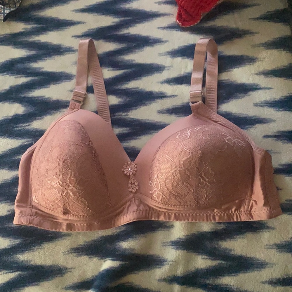 Pink bra